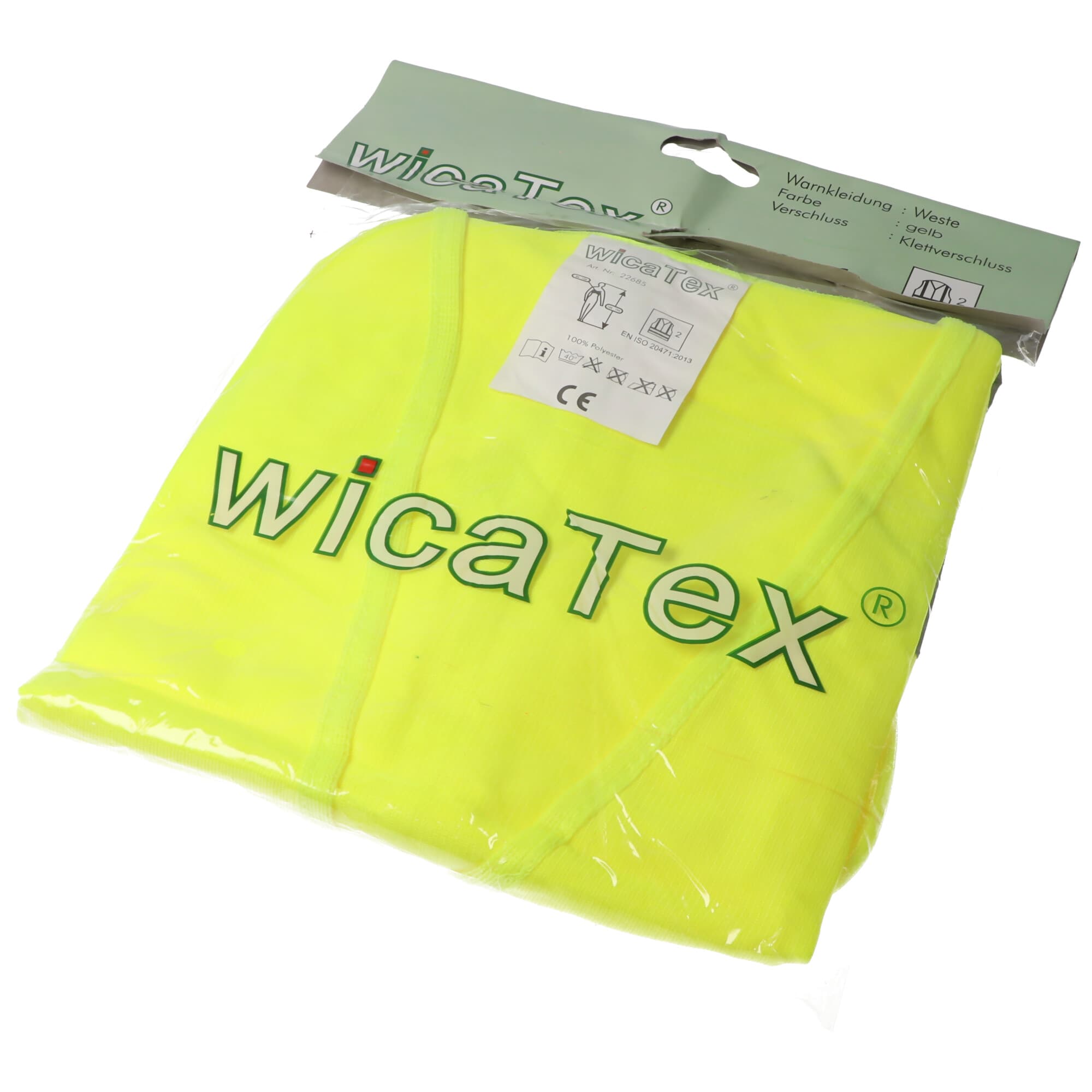 Gilet de sécurité taille universelle EN ISO 20471 jaune, gilet de sécurité, vêtements de sécurité